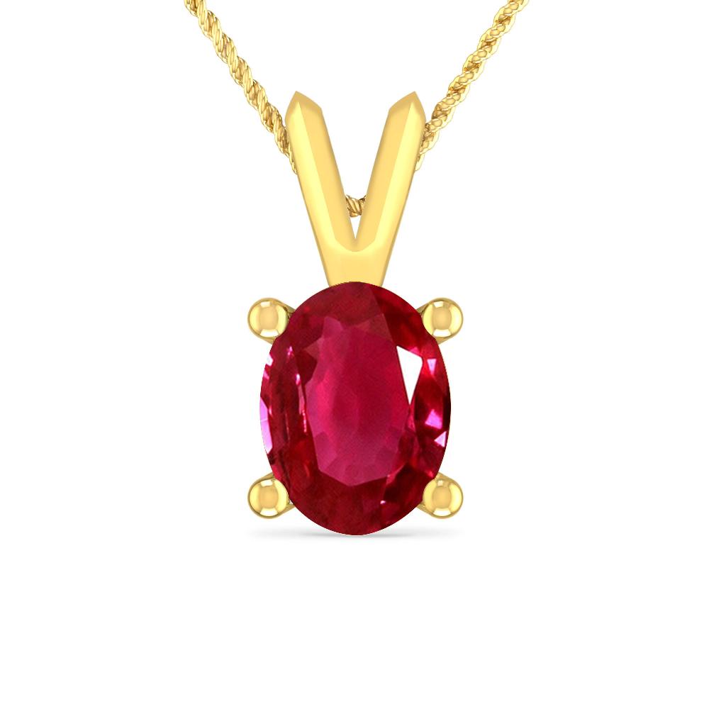 Yellow Gold - Ruby