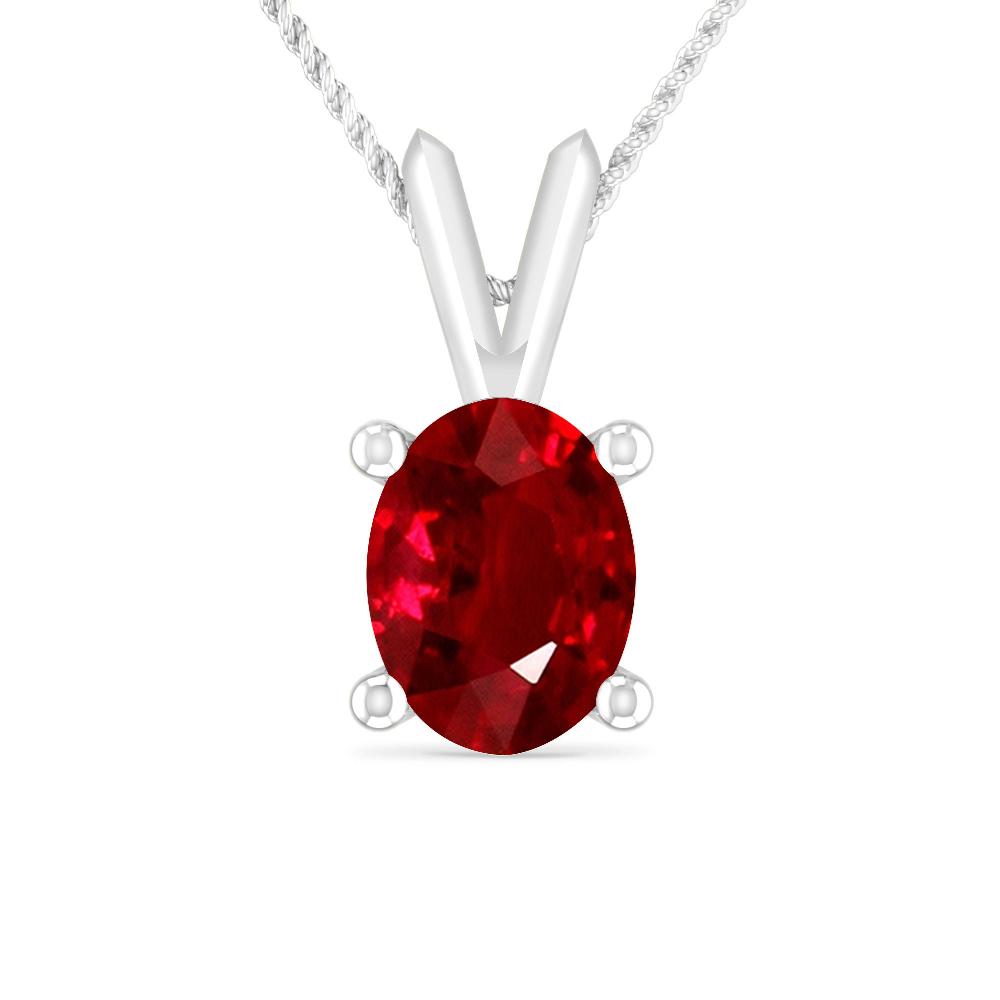 White Gold - Ruby