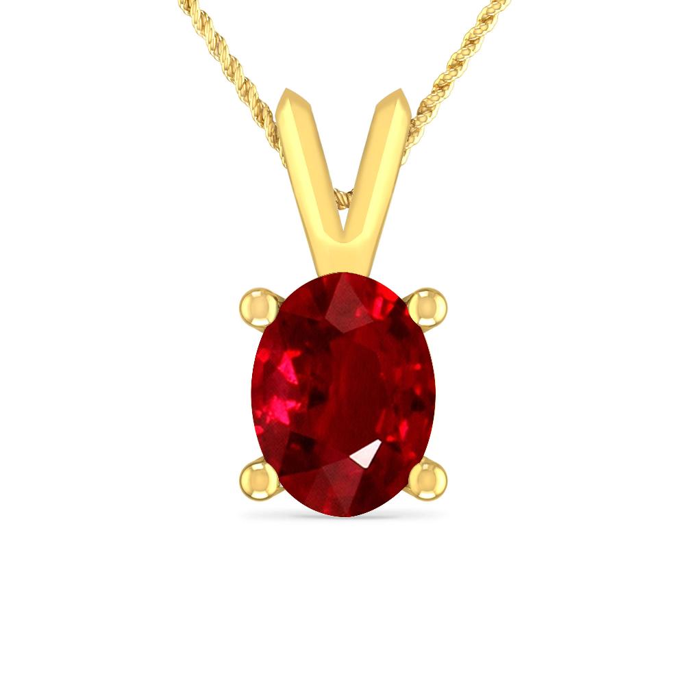 Yellow Gold - Ruby