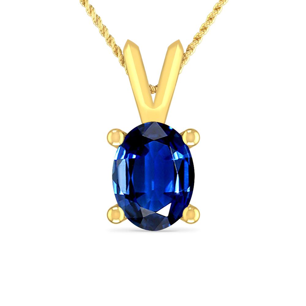 Yellow Gold - Sapphire