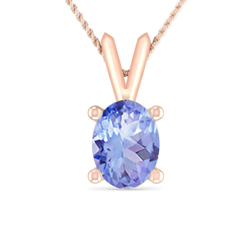 Rose Gold - Tanzanite