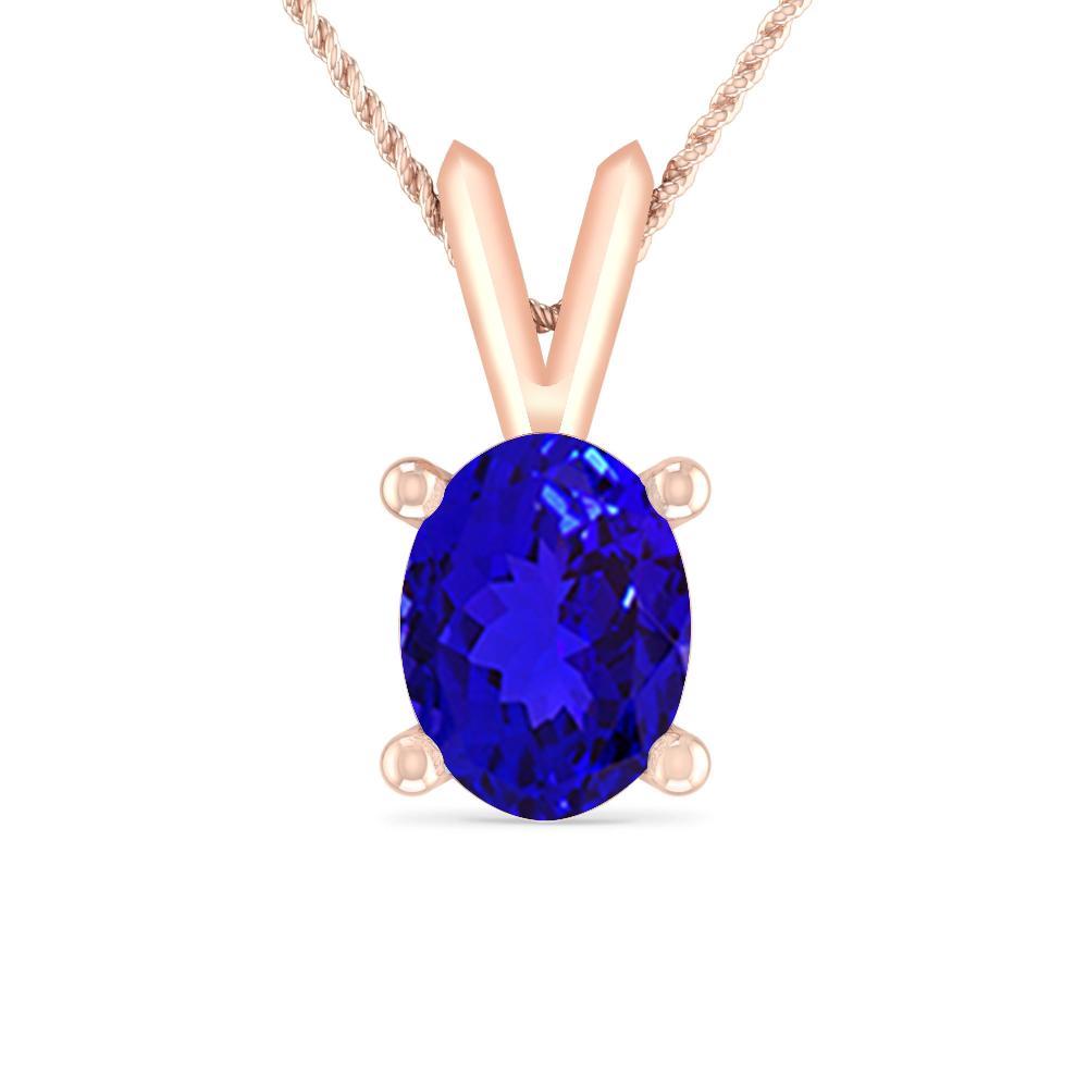 Rose Gold - Tanzanite