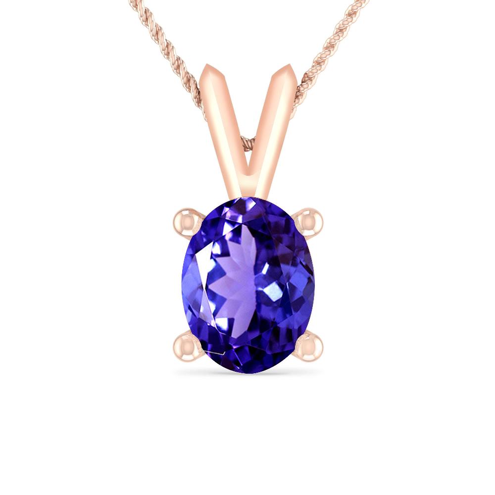 Rose Gold - Tanzanite