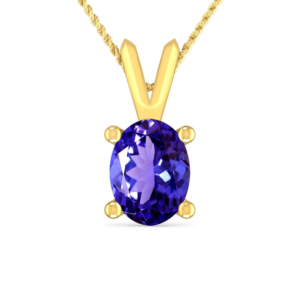 Yellow Gold - Tanzanite