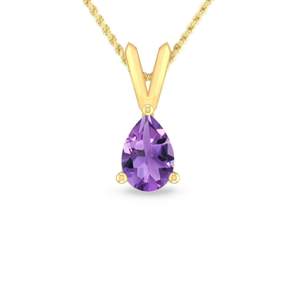 Yellow Gold - Amethyst