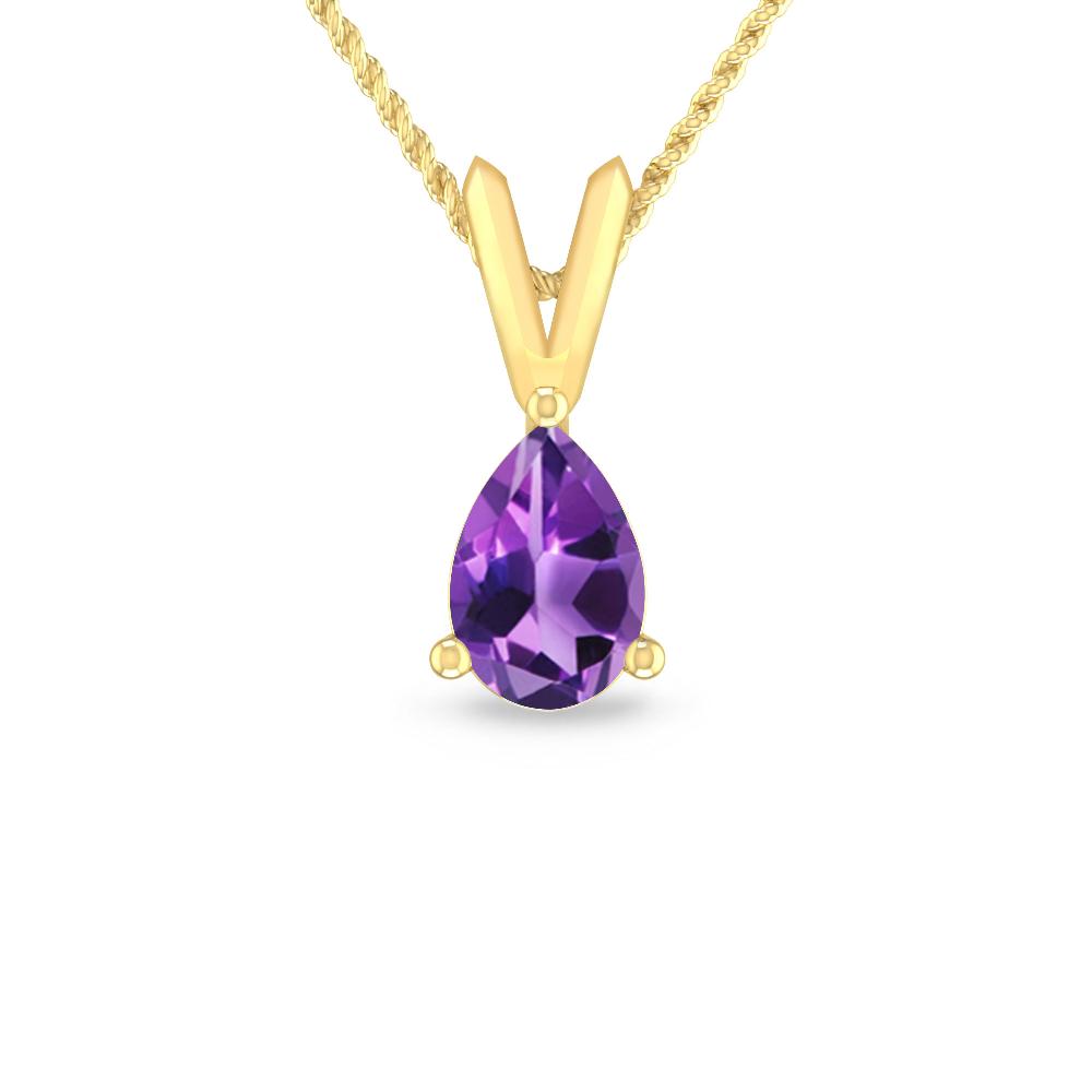 Yellow Gold - Amethyst