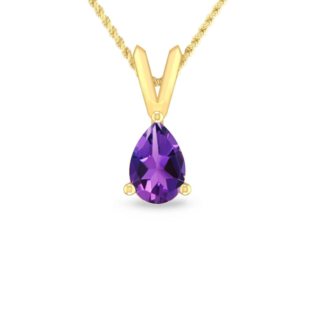 Yellow Gold - Amethyst