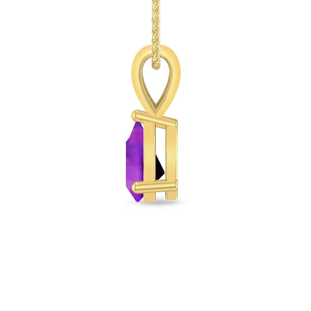 Yellow Gold - Amethyst