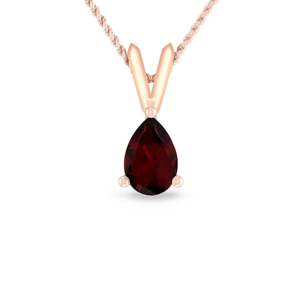 Rose Gold - Garnet