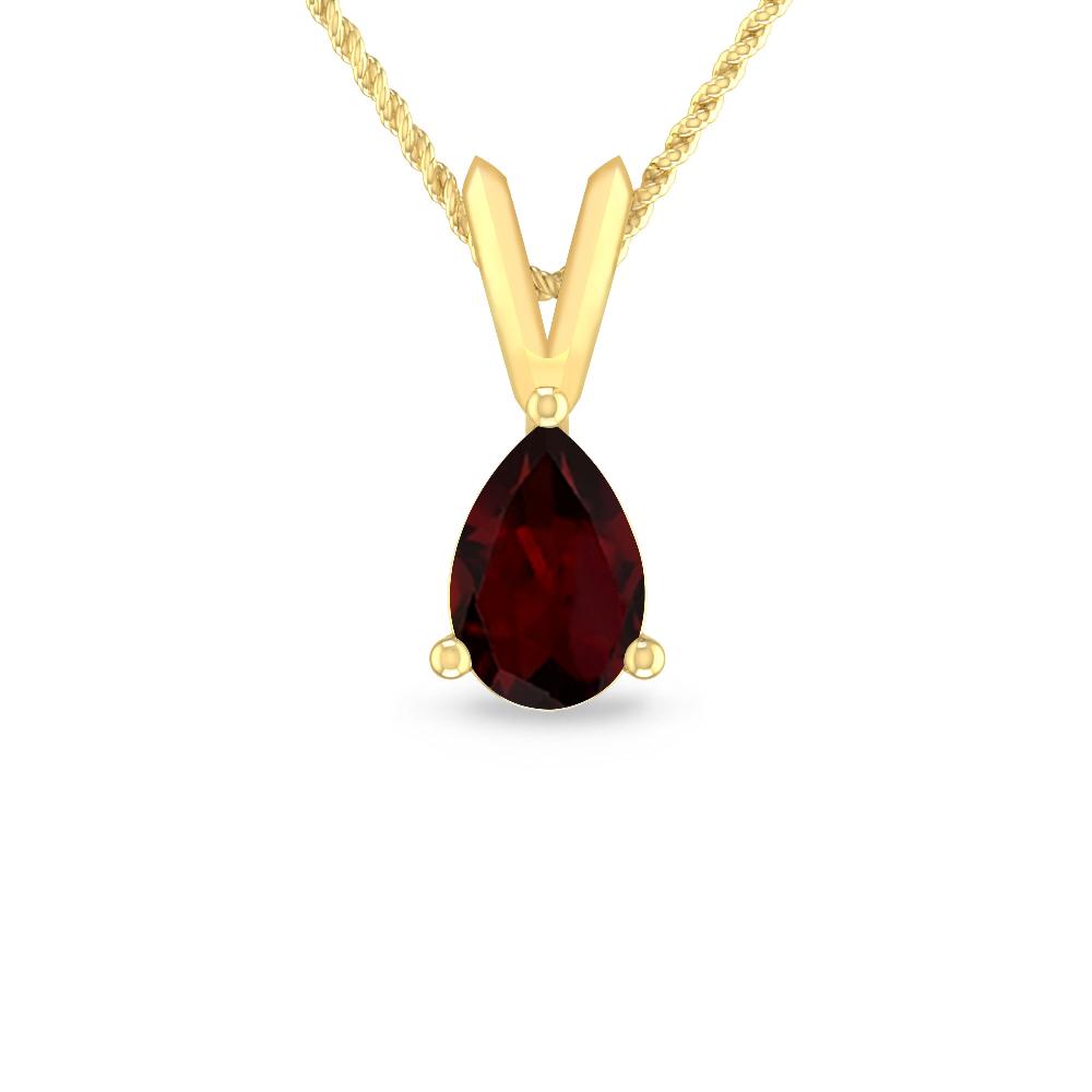 Yellow Gold - Garnet