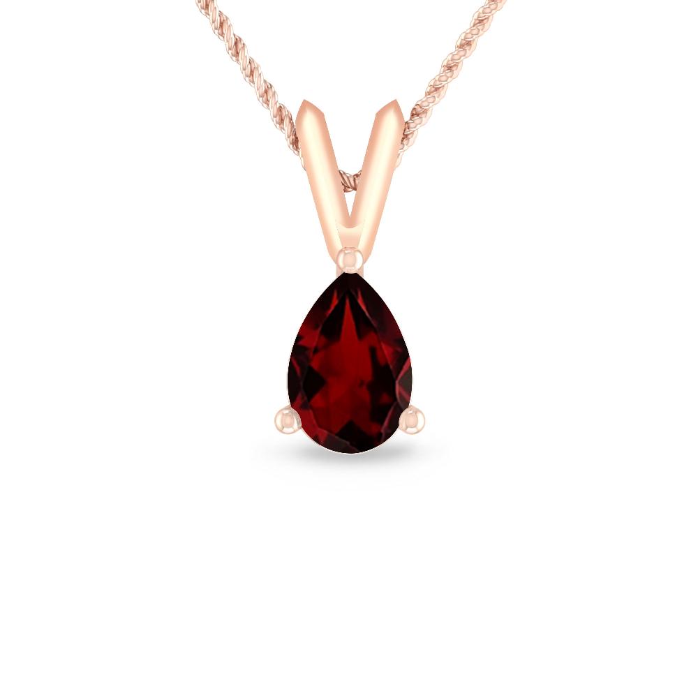 Rose Gold - Garnet