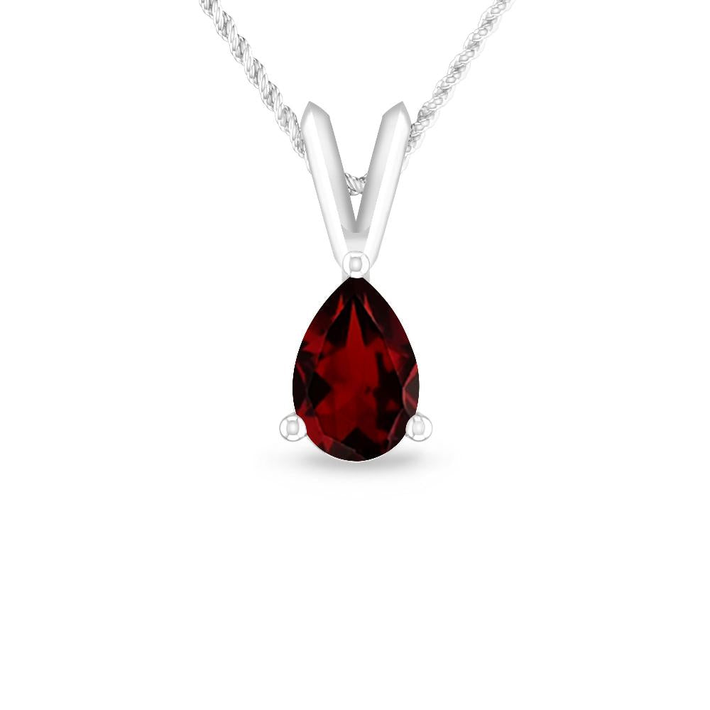 White Gold - Garnet