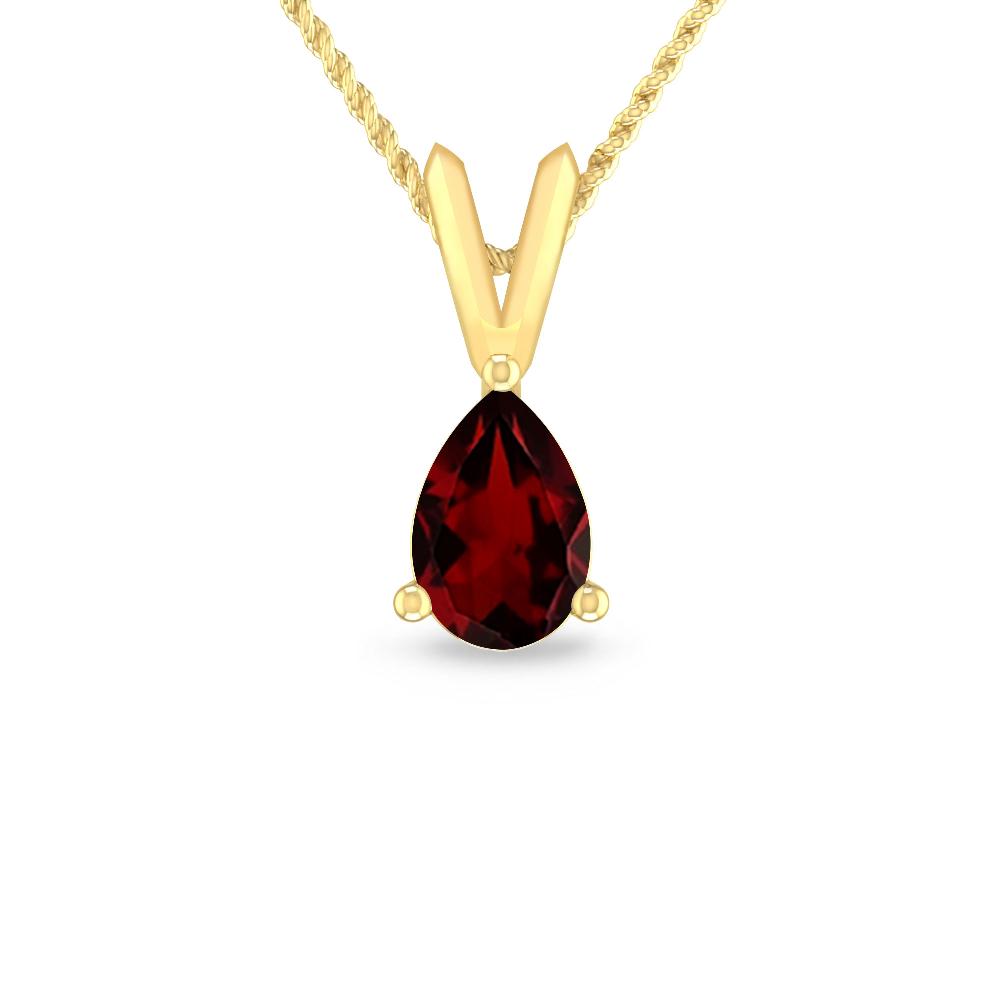 Yellow Gold - Garnet