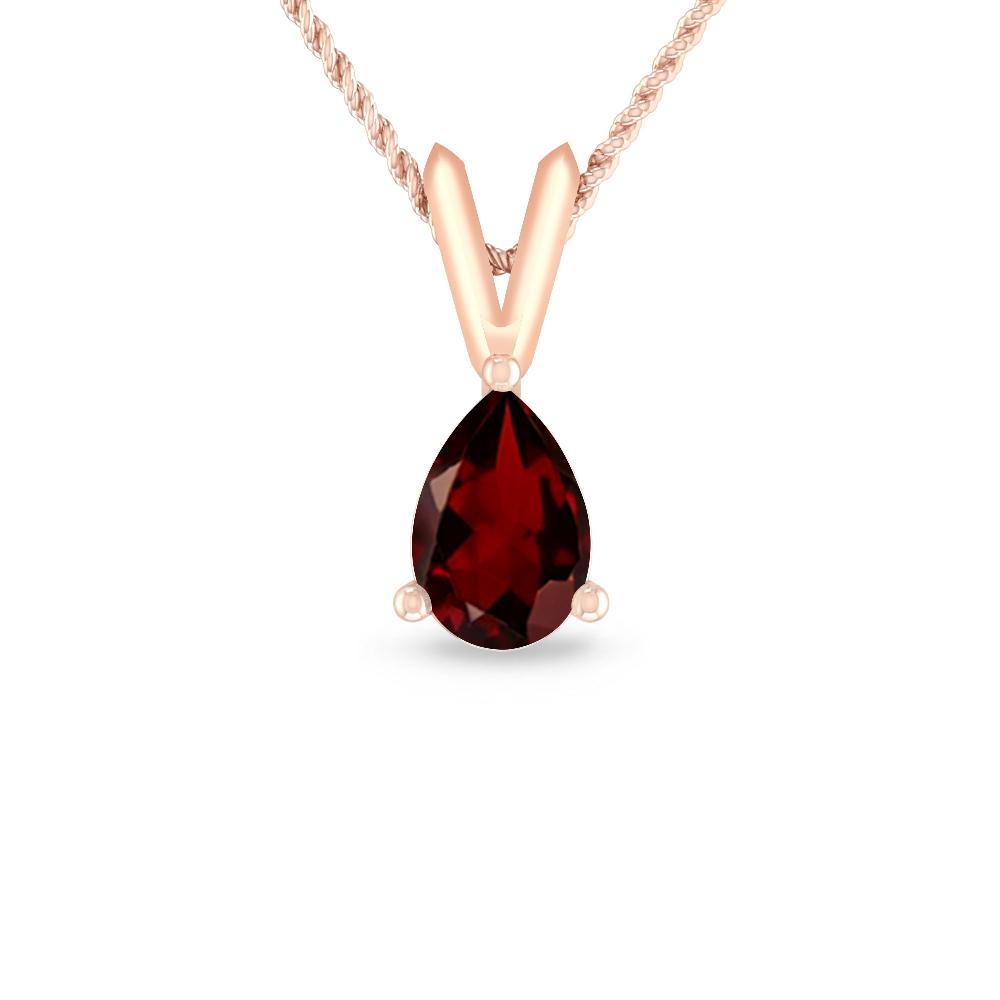 Rose Gold - Garnet