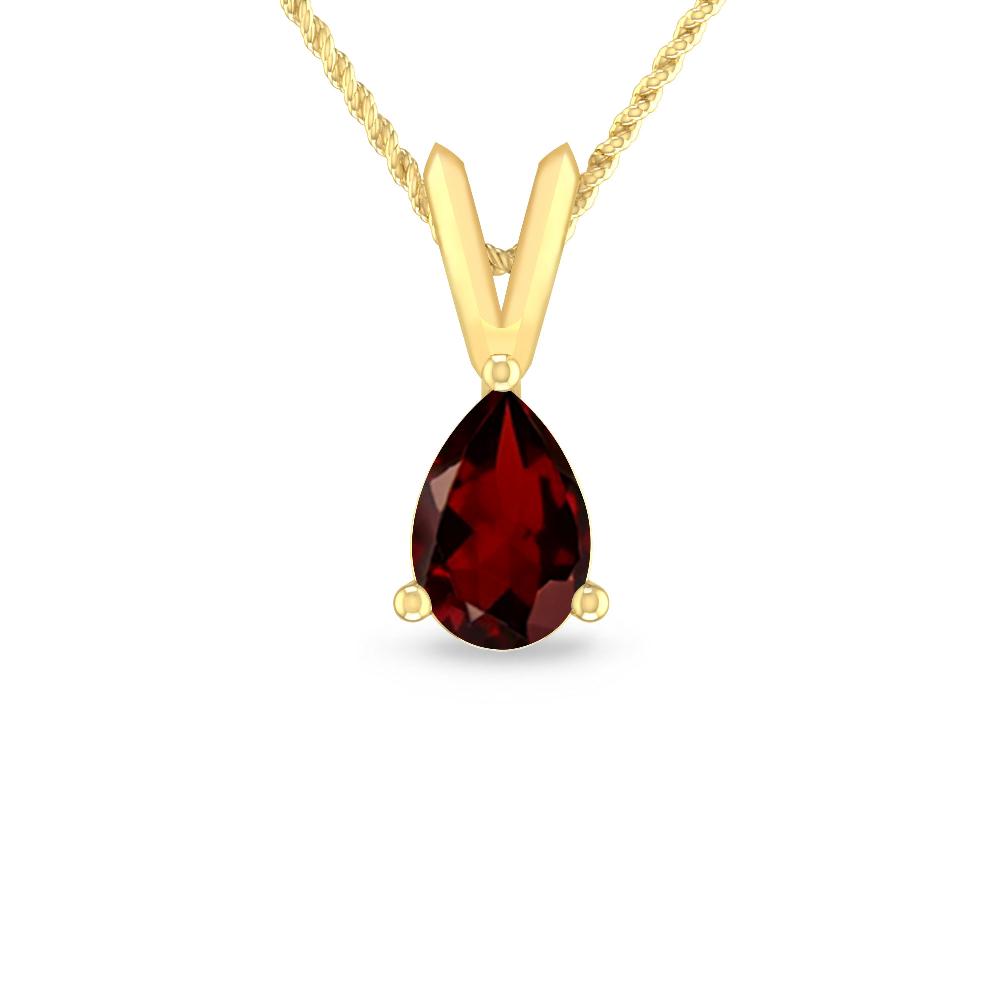 Yellow Gold - Garnet