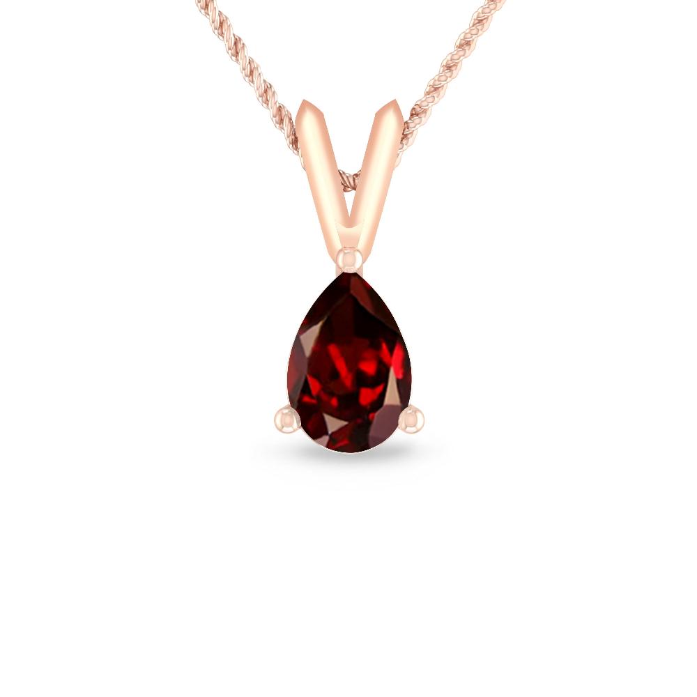 Rose Gold - Garnet