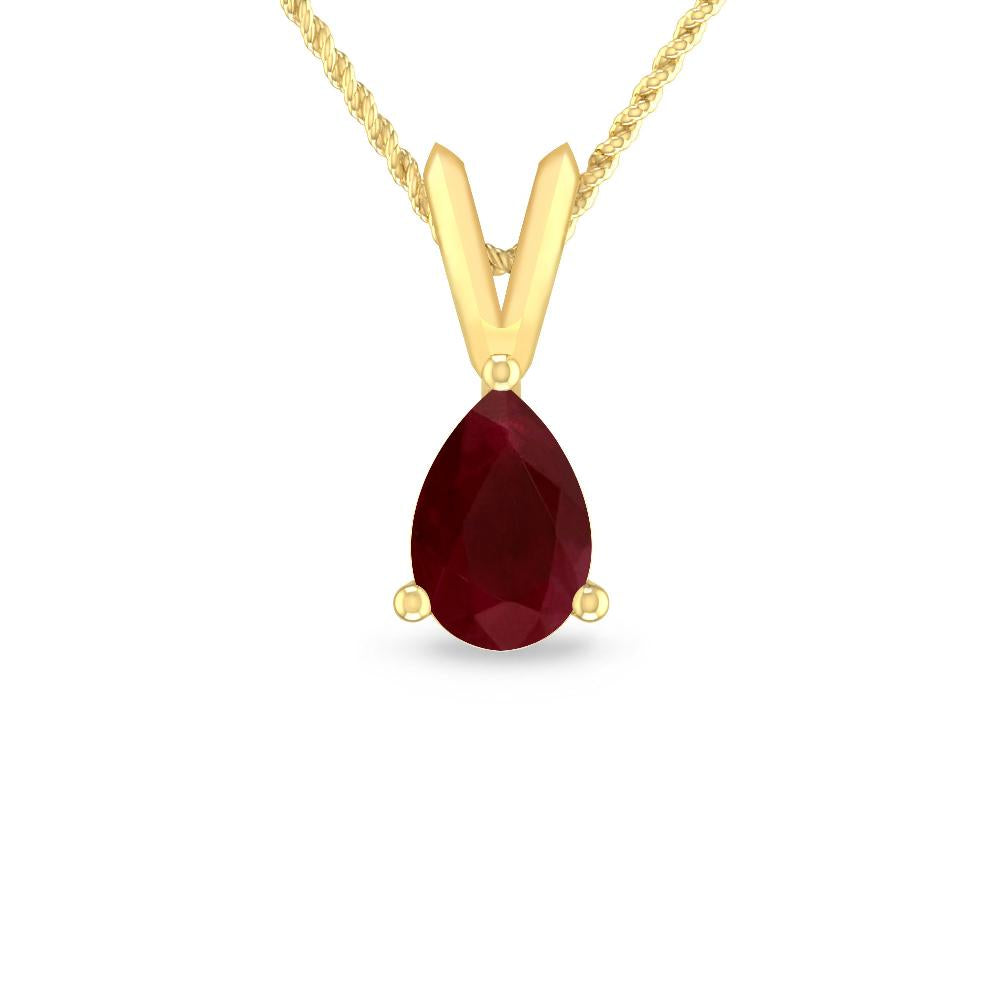 Yellow Gold - Ruby