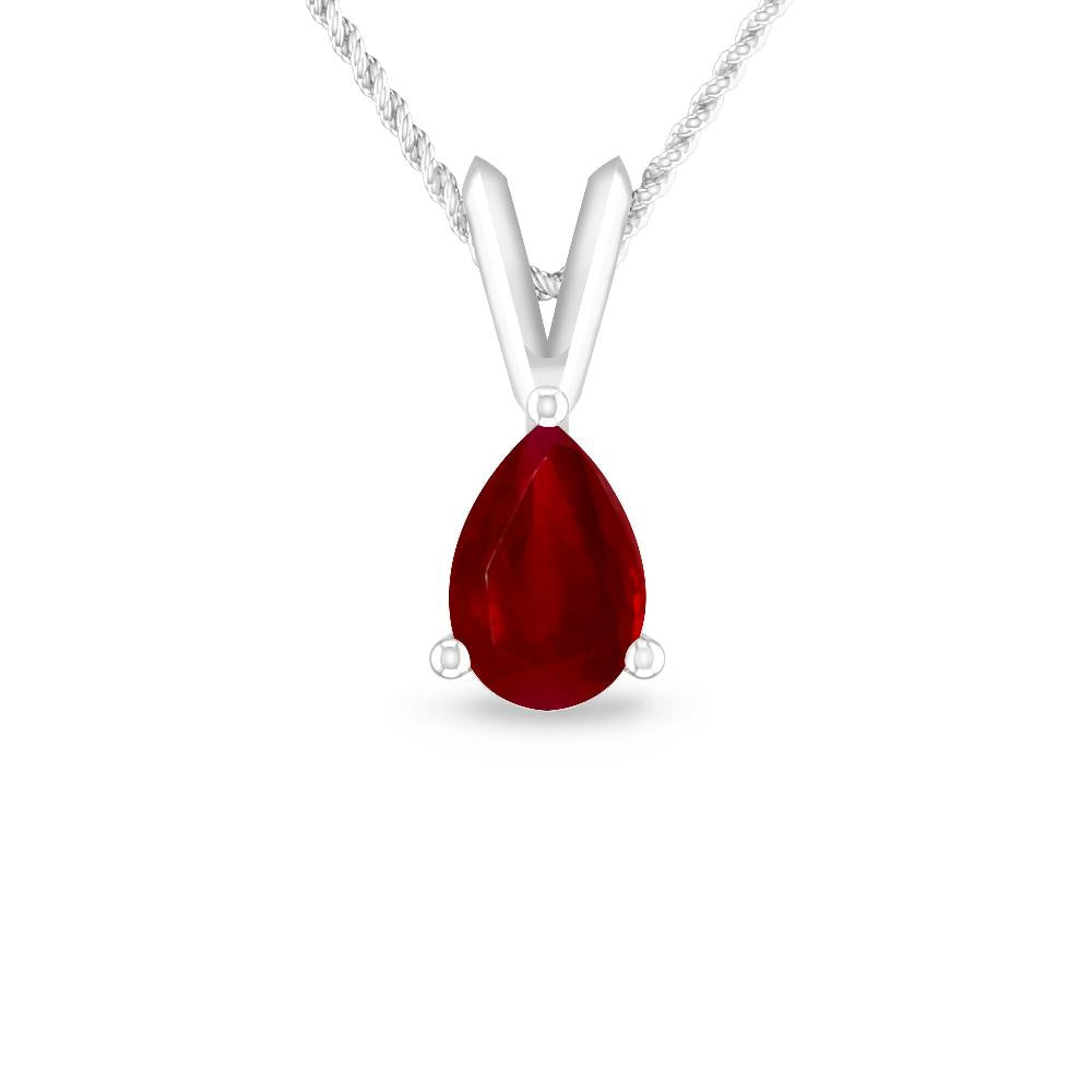 White Gold - Ruby