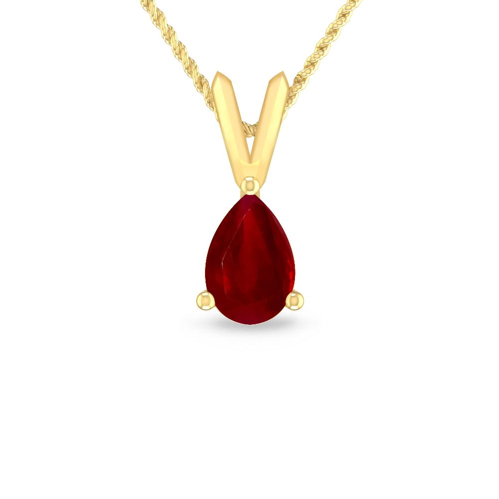 Yellow Gold - Ruby