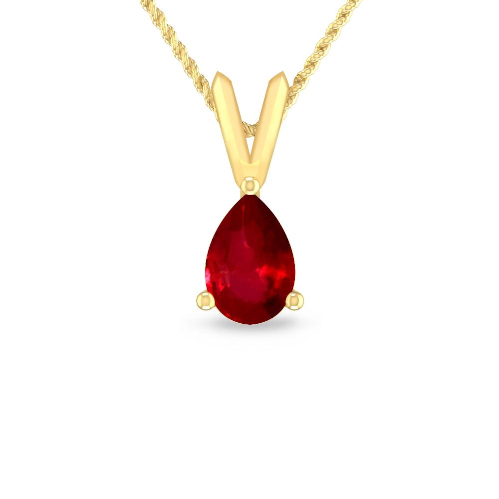 Yellow Gold - Ruby