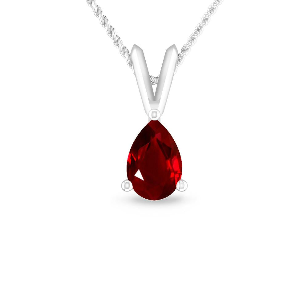 White Gold - Ruby