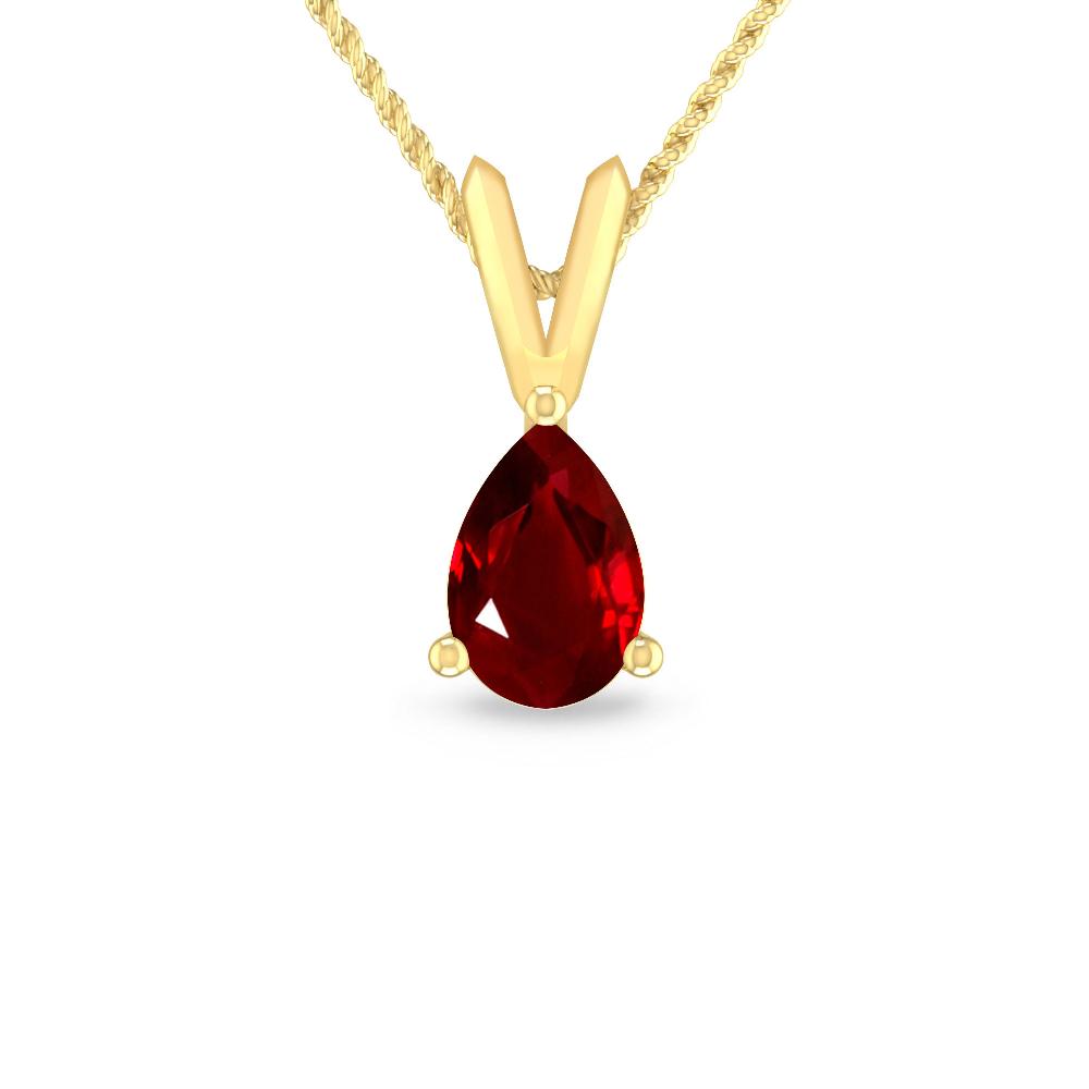 Yellow Gold - Ruby