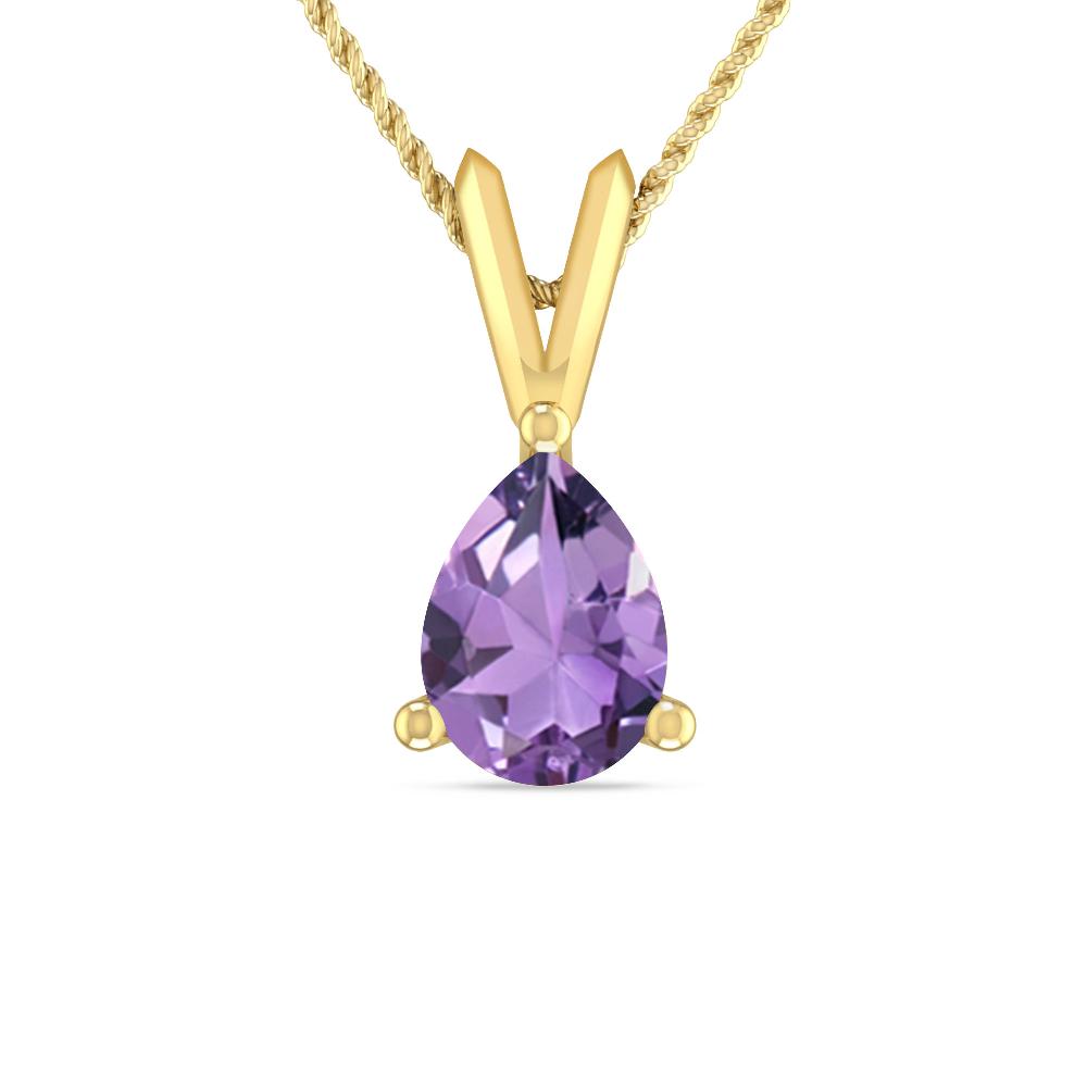 Yellow Gold - Amethyst