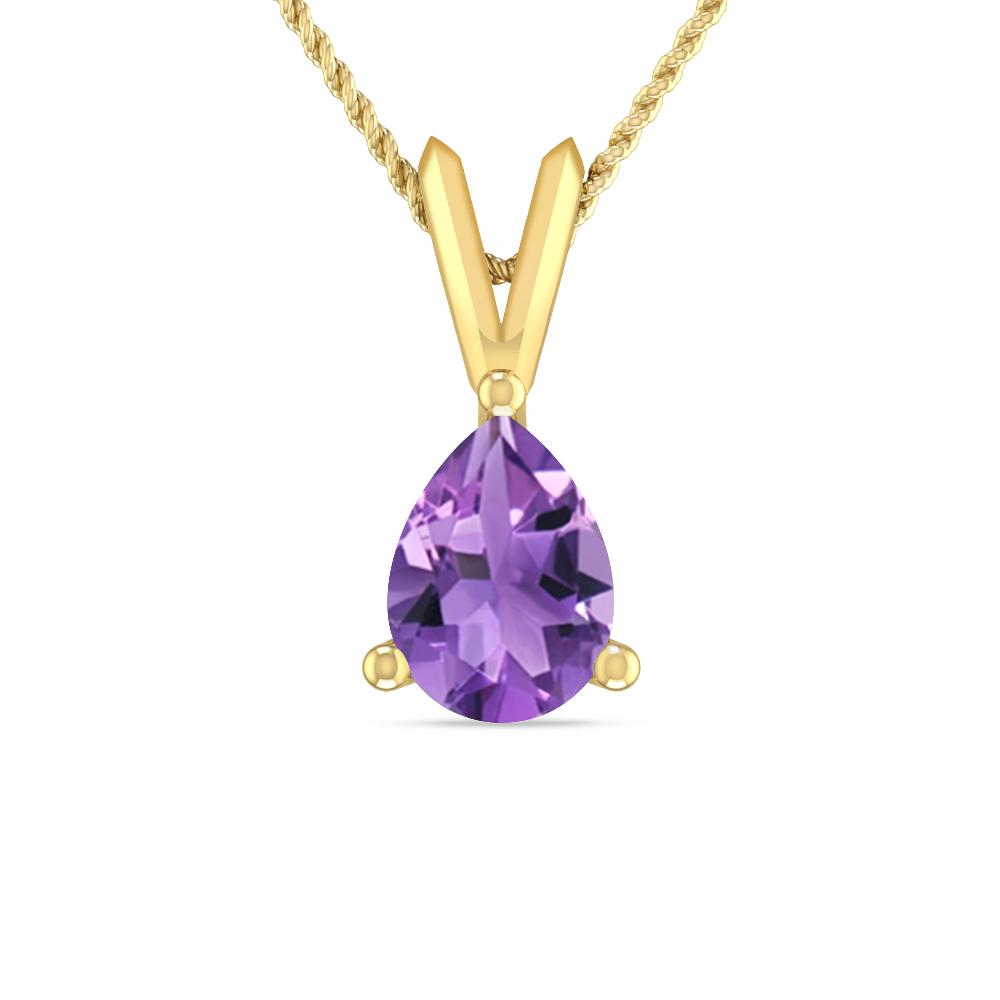 Yellow Gold - Amethyst