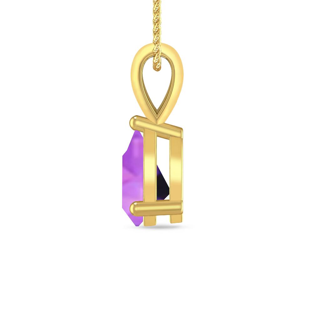 Yellow Gold - Amethyst