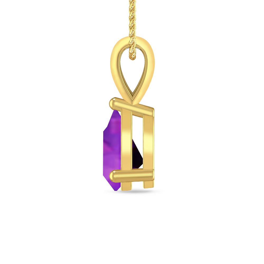 Yellow Gold - Amethyst