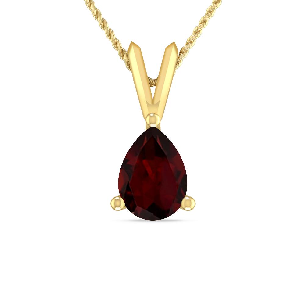 Yellow Gold - Garnet