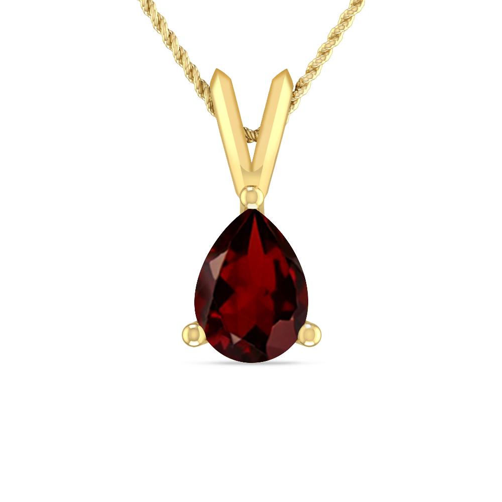 Yellow Gold - Garnet