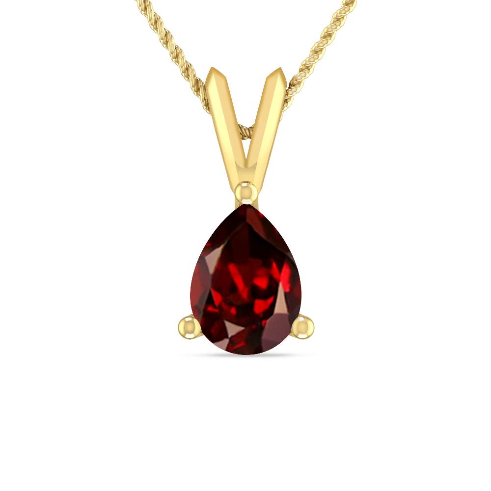 Yellow Gold - Garnet