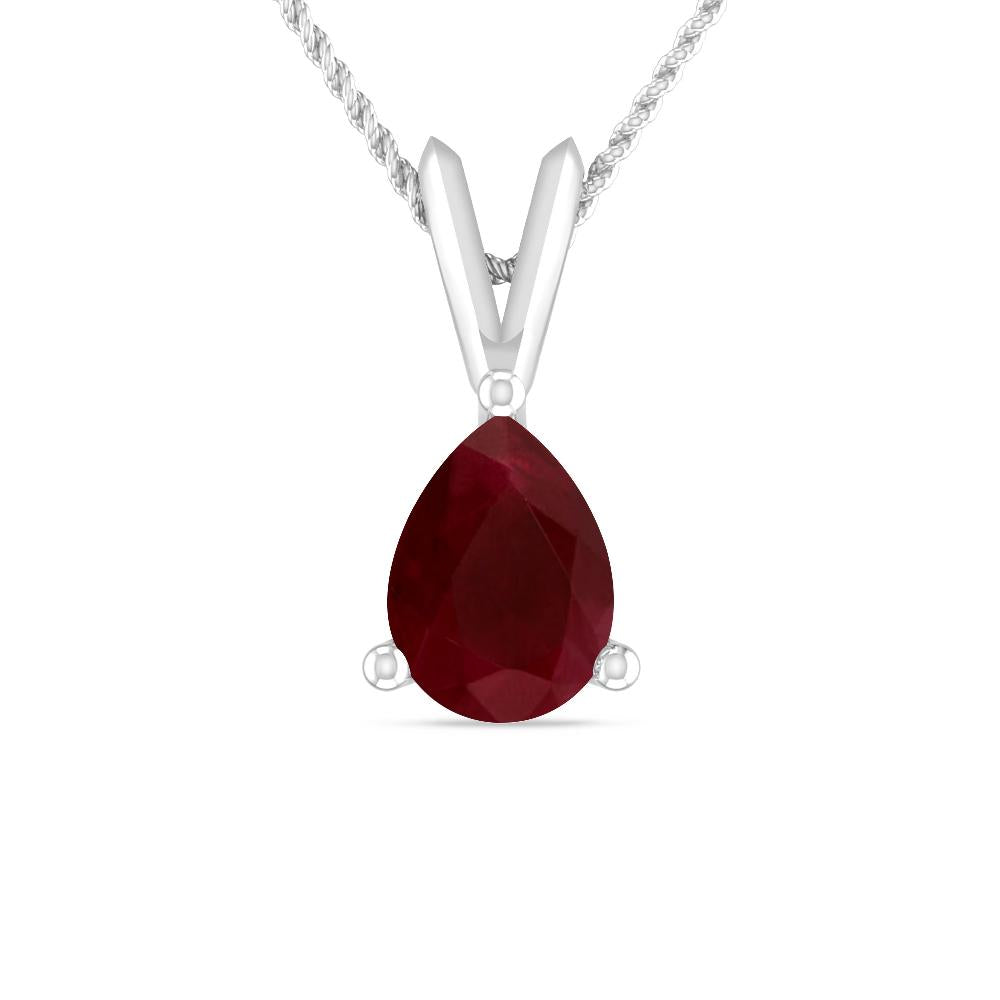 White Gold - Ruby