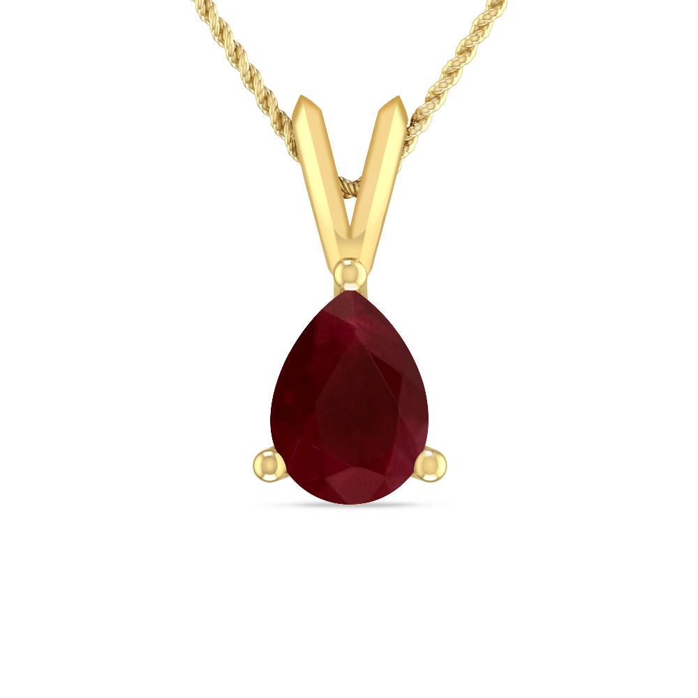 Yellow Gold - Ruby