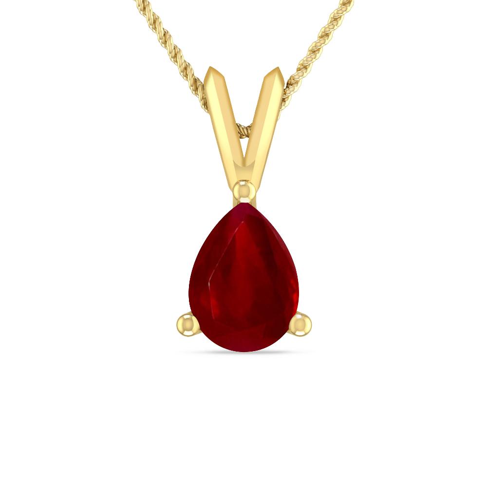 Yellow Gold - Ruby