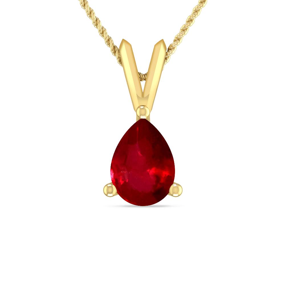 Yellow Gold - Ruby