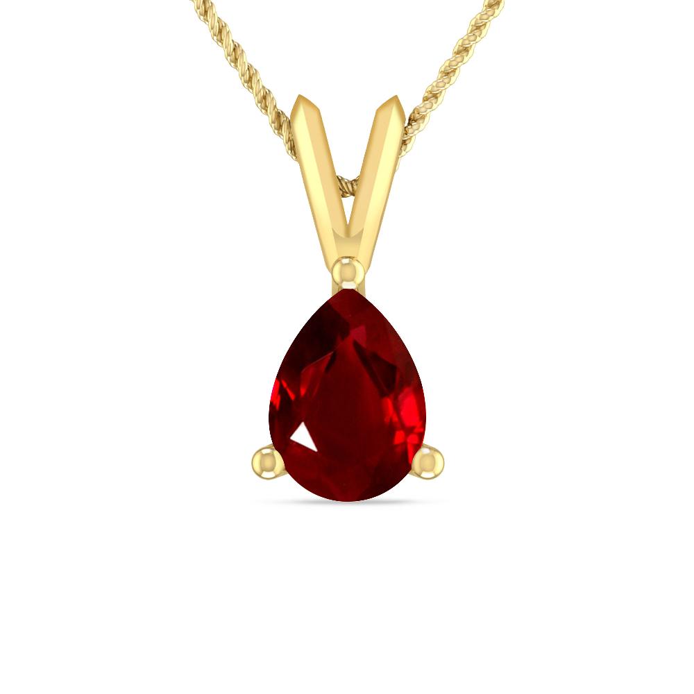 Yellow Gold - Ruby