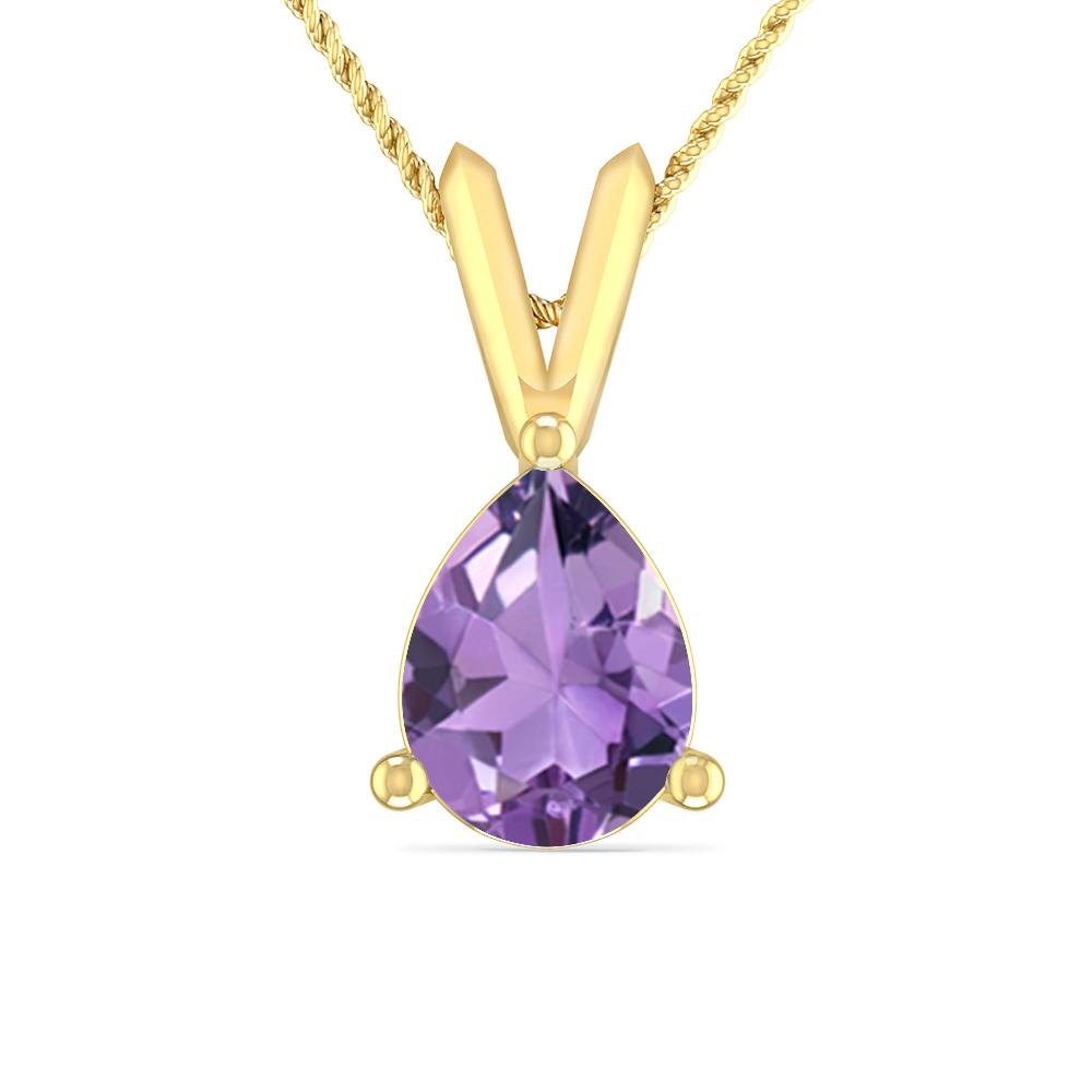 Yellow Gold - Amethyst