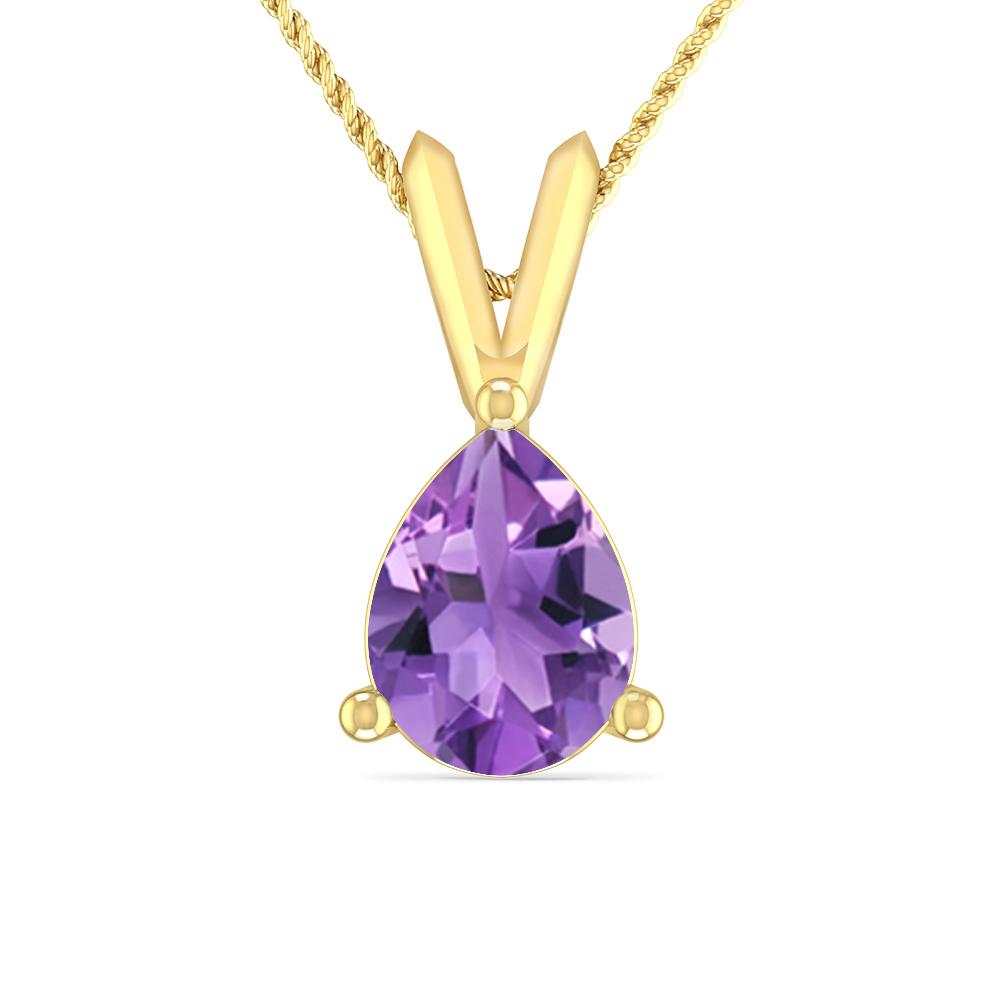 Yellow Gold - Amethyst