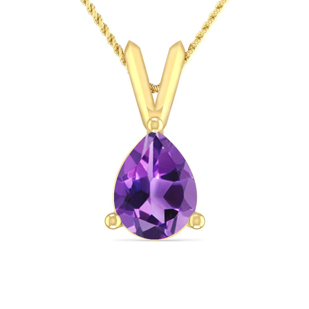 Yellow Gold - Amethyst