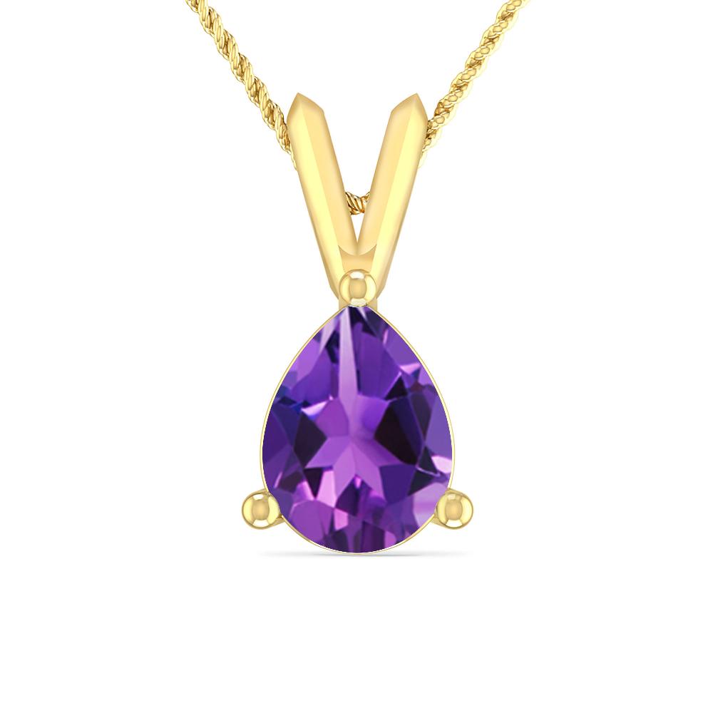 Yellow Gold - Amethyst