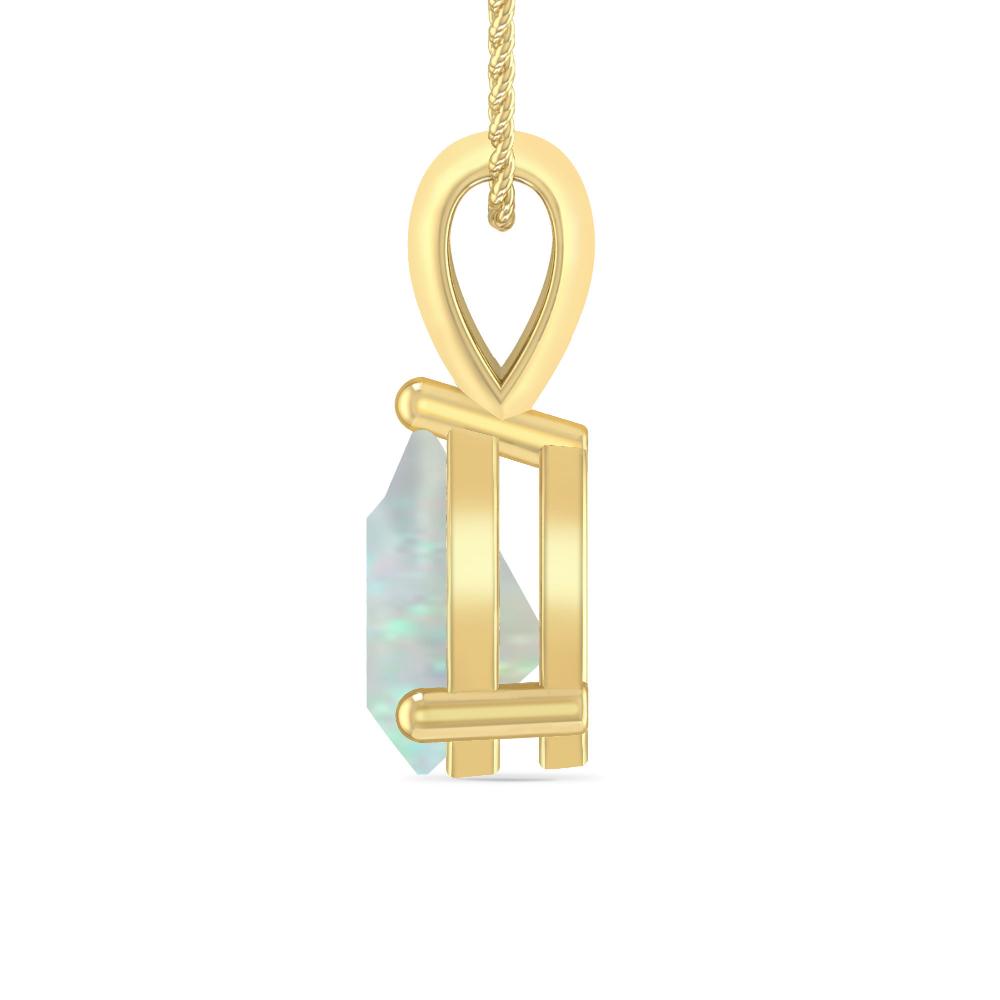 Yellow Gold - Aquamarine