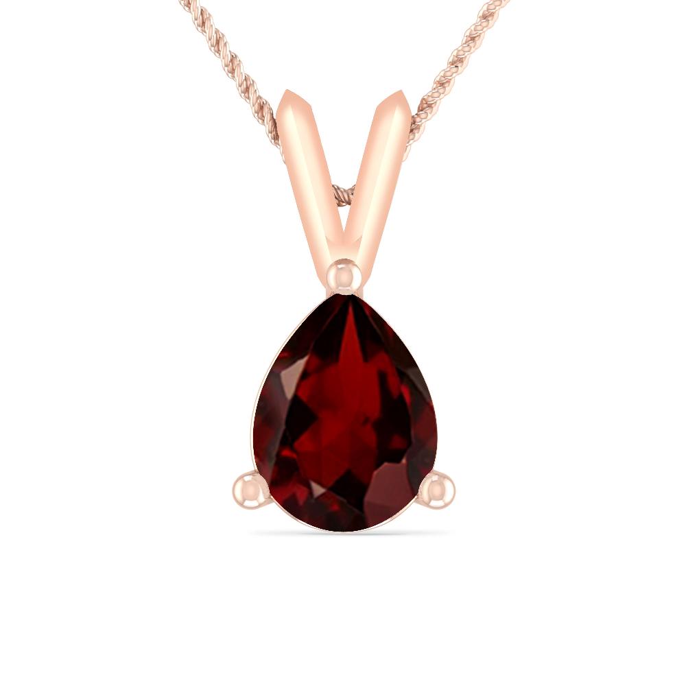 Rose Gold - Garnet