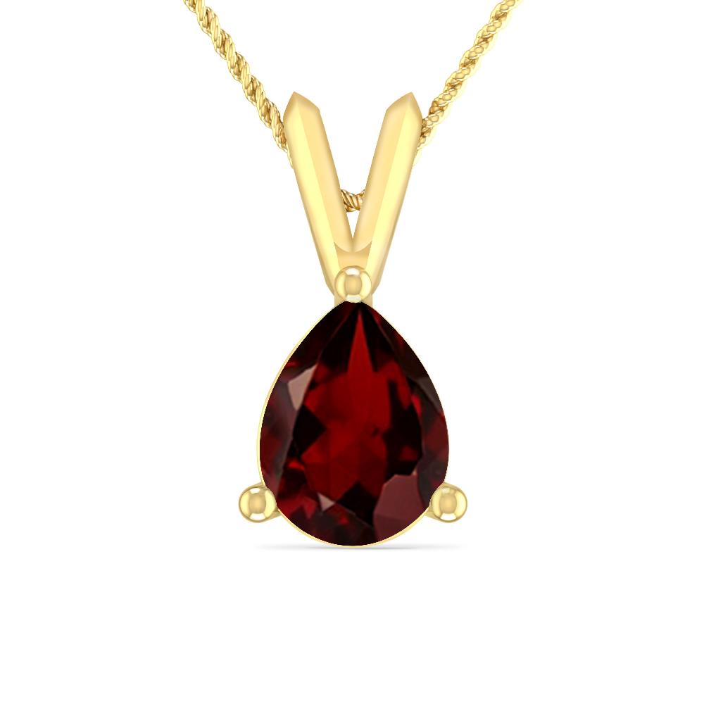 Yellow Gold - Garnet