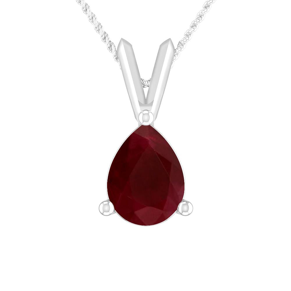 White Gold - Ruby