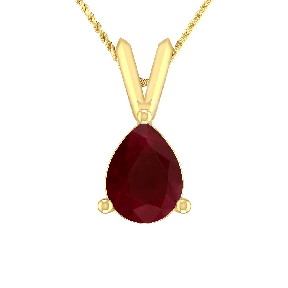 Yellow Gold - Ruby