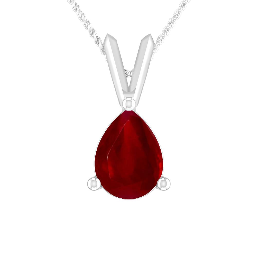 White Gold - Ruby