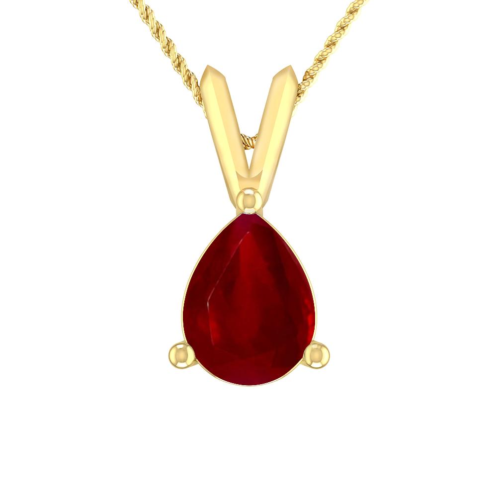 Yellow Gold - Ruby