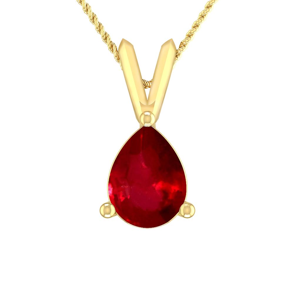 Yellow Gold - Ruby